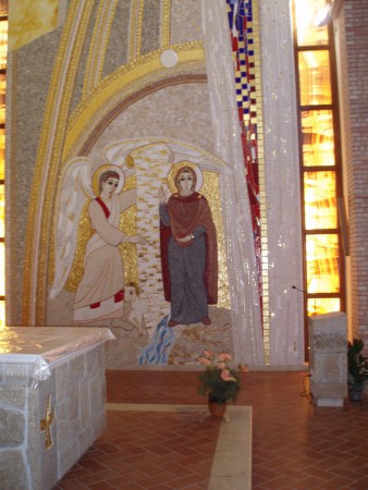 annunciazione mosaico visitazione di Ortì -RC